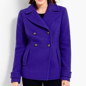 Talbots Purple Albury Peacoat Size 2